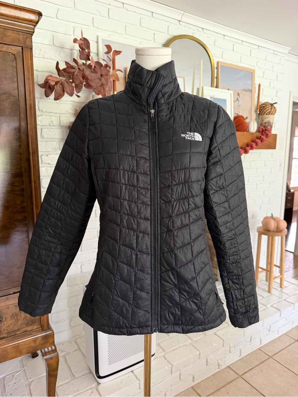 The North Face Women's Black Lightweight Quilted Puffer Jacket
